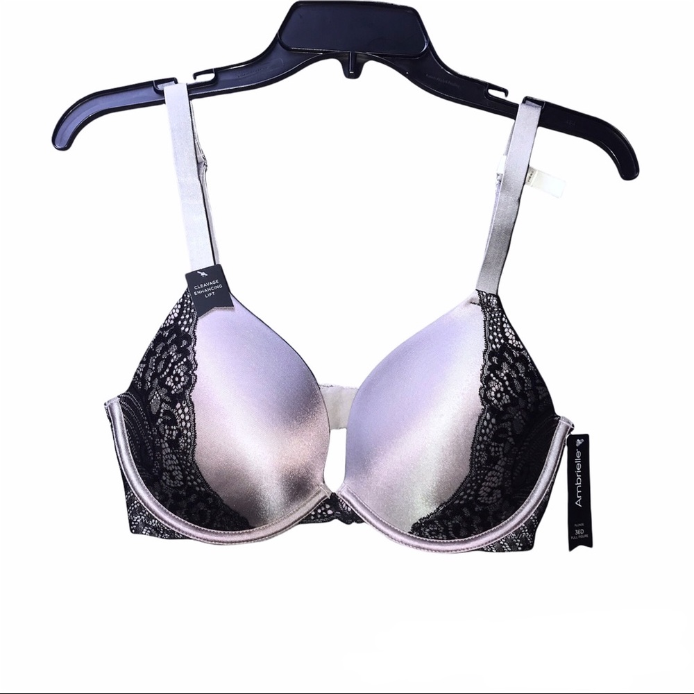 NWT AMBRIELE | 36D - Full Figure Plunge Bra, lavendar